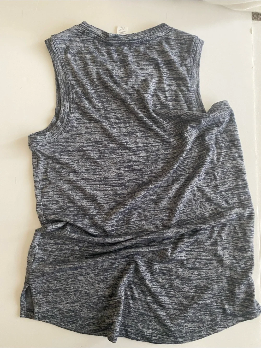 Athleta Heathered Charcoal Muscle Tank - Picture 4 of 4